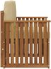 vidaXL Outdoor-Sofagarnitur Massives Akazienholz und Polyester Natur 3436353 Bild 4