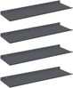 vidaXL Schwebendes Regal 4 pcs Anthrazit 60 x 18 x 2,5 cm Stahl 8004025 Bild 2