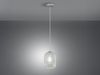 LED Pendelleuchte einflammig Kristall Glasschirm Klarglas Ø15cm Bild 3