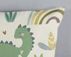 Good Morning Kinder Baby Bettwäsche 100x135 Quint Dinos Regenbogen grün 33466 Bild 3