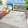 OTTO home Teppich Jola, In- und Outdoor geeignet, Hoch-Tief-Design, Scandi, rechteckig, Höhe: 9 mm, Hoch-Tief-Struktur, Zen, Wetterfest & UV-beständig, Balkon, Camping Bild 3