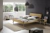 Hasena Lounge Rubiera 180x210 Eiche bright, geölt - Fusshöhe 25 cm Massivholzbett Bild 2