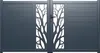 Vente-unique - LABRIT II Eingangstor Metall Grau - B 4,5 cm x H 164,05 cm x L 301 cm Bild 3
