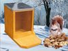 Eichhörnchen Futterhaus Futterautomat Futterstation Holz Plexiglas Zinkdach Bild 3