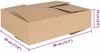 vidaXL Faltbox mit Speicher 50 pcs Natur 40 x 30 x 10 cm Karton 4106570 Bild 5