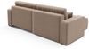 Ecksofa Sofa mit Schlaffunktion AUGUSTO in Stoff Wind Beige Ottomane Links Bild 5