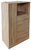 HTI-Line Küchenbuffet Küchenschrank Kombi L Blanca (Stück, 1-St, 1 Küchenschrank Kombi L Blanca) Küchenbuffet Mehrzweckschrank Mikrowellenschrank Bild 2