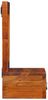 vidaXL Wandschrank mit Spiegel Braun 40 x 20 x 50 cm Massivholz Akazie 4016523 Bild 5