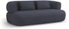 Micadoni Sofa Jenny 3-Sitzer Boucle Dunkelblau Bild 2