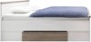 Bett >Lebbie< in Pinie Weiß - 186x91/49x42cm (BxHxT) Bild 4