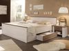 Bett >Lebbie< in Pinie Weiß - 186x91/49x42cm (BxHxT) Bild 3