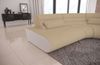 Mini Stoff Ecksofa Concept L Form - Mikrofaserstoff - beige-weiß - Rechts Bild 4