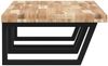 vidaXL Waschbeckenregal Wandmontage Stahl und Akazienholz 3302919 Bild 5