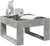 Couchtisch, Sofatisch mit Infinity-LED Betongrau 50x53x30 cm Bild 5