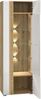 Küchenklapphängeschrank Rimini 90x36cm Glaseinsatz matt Farbe: RAL 5024 pastellblau matt / lava RI-W4BS/90/WKF Bild 2