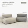 osoltus Linnea Premium Modular Lounge 4tlg Axroma Olefin Taupe Beige Bild 4