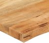 vidaXL Tischplatte mit Baumkante 80x60x3,8 cm Massivholz Mango 370740 Bild 5