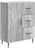 vidaXL Sideboard Graues Sonoma 66 x 34,5 x 89,5 cm Holzwerkstoff 894861 Bild 2