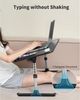 SAIJI Betttisch Laptopständer 5-stufig faltbar Laptoptisch Schwarz Bild 3