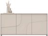 OTTO home Sideboard Stone, 155 cm breit, 3 Türen, Anrichte, Kommode, Stauraumschrank, 3D-Design, Push-to-open, Innenraum großzügig, Füße 14/2 cm wählbar Bild 4