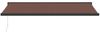 vidaXL Markise Manuell Braun 500x300 cm 3215727 Bild 3