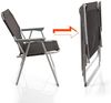BigDean 2X Klappstuhl Faltstuhl Campingstuhl Angelstuhl schwarz robust klappbar bis 120kg belastbar klassischer Klappstuhl Gartenstuhl für Garten & Camping - Campingstuhl faltbar Bild 4