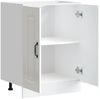 vidaXL Spülenunterschrank Kalmar Hochglanz-Weiß 60x46x81,5 cm 853439 Bild 5
