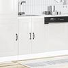 vidaXL Spülenunterschrank Kalmar Hochglanz-Weiß 60x46x81,5 cm 853439 Bild 3