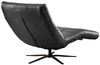 KAWOLA Relaxliege LETICIA motorisch mit Akku Leder schwarz 115 x 156 x 82 cm Bild 3