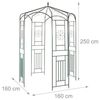Relaxdays Rosenpavillon Metall Bild 5