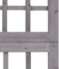 vidaXL Spalier/Paravent 4-teilig Massivholz Tanne Grau 161x180 cm 316487 Bild 5