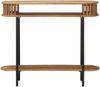 vidaXL Handgefertigter Beistelltisch Teakbraun 90 x 30 x 75 cm 42020060 Bild 2