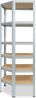shelfplaza HOME 230x80x50 cm Eckregal in grau-verzinkt mit 6 Böden und 145 kg Traglast pro Boden Bild 5