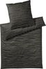 Elegante Mako Satin Bettwäsche Lines 2432-9 schwarz Streifen 135x200 Bild 3