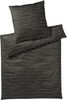 Elegante Mako Satin Bettwäsche Lines 2432-9 schwarz Streifen 135x200 Bild 5