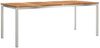 vidaXL Garten Essgruppe 7 pcs Massives Teakholz und Edelstahl 3334787 Bild 5