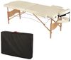 3 ZONEN MOBILE MASSAGELIEGE MASSAGETISCH MASSAGE BEIGE/CREME Bild 2