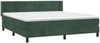 vidaXL Boxspringbett mit Matratze Dunkelgrün 180x200 cm Samt 3130976 Bild 3