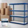 CLP Lagerregal 160x60x180 cm,blau Bild 3