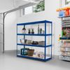 CLP Lagerregal 160x60x180 cm,blau Bild 4