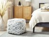 Pouf BHILWARA Grau 40 cm 40 cm Bild 3