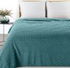 Wohndecke Kuscheldecke Gemusterte Sofadecke Tagesdecke Couchdecke Decke LISA minze 70x160 cm minze Bild 3