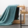 Wohndecke Kuscheldecke Gemusterte Sofadecke Tagesdecke Couchdecke Decke LISA minze 70x160 cm minze Bild 2