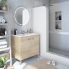 Waschbeckenunterschrank >ECO KIT< in Canadian Eiche Dekor - 80x80x45 (BxHxT) Bild 4
