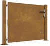 vidaXL Gartentor 100x100 cm Cortenstahl 153263 Bild 2