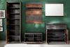 Garderobenset Indy 5-teilig Used Wood und Matera grau 265 cm Bild 5