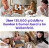 Wolkenfeld Bettwäsche Renforcé Bettwäsche Baumwolle - Natürlich weiches Schlafgefühl, 100% Baumwolle, 3 teilig, 135x200 cm, 155x220 & Übergrößen I inkl. Kissenbezüge 80x80 I uni Bild 4