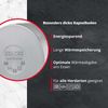 MEISTERKOCH 4-teiliges Topfset aus Edelstahl, Induktion, Spülmaschinengeeignet | mit modernen flachen Glasdeckeln, Topf mit Innenskalierung, Kaltgriffe, Abgießrand, lange Wärmespeicherung Bild 5