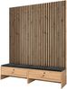 Garderoben-Set Melire V, Unterschrank, Griffe aus Metall (Farbe: Artisan Eiche, Manila 18) Bild 1