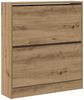 vidaXL Schuhschrank Geräucherte Eiche 80 x 21 x 87,5 cm Holzwerkstoff 862215 Bild 2